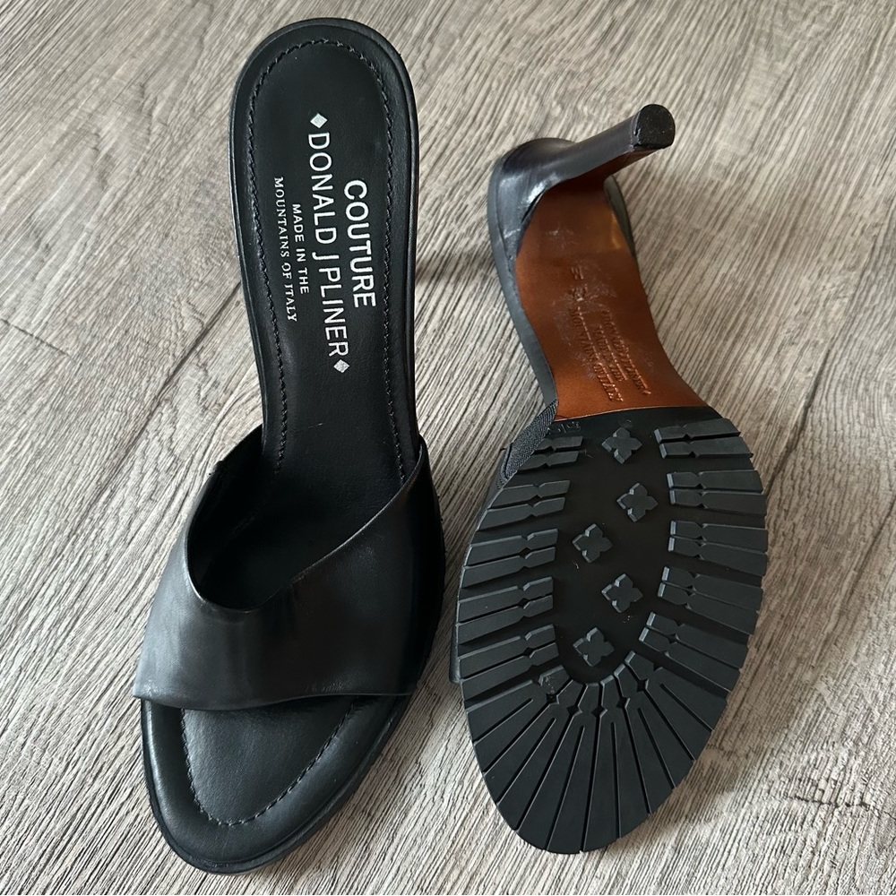 Couture Leather Heeled Sandals